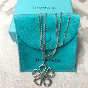Tiffany & Co. Flower Pendant Necklace